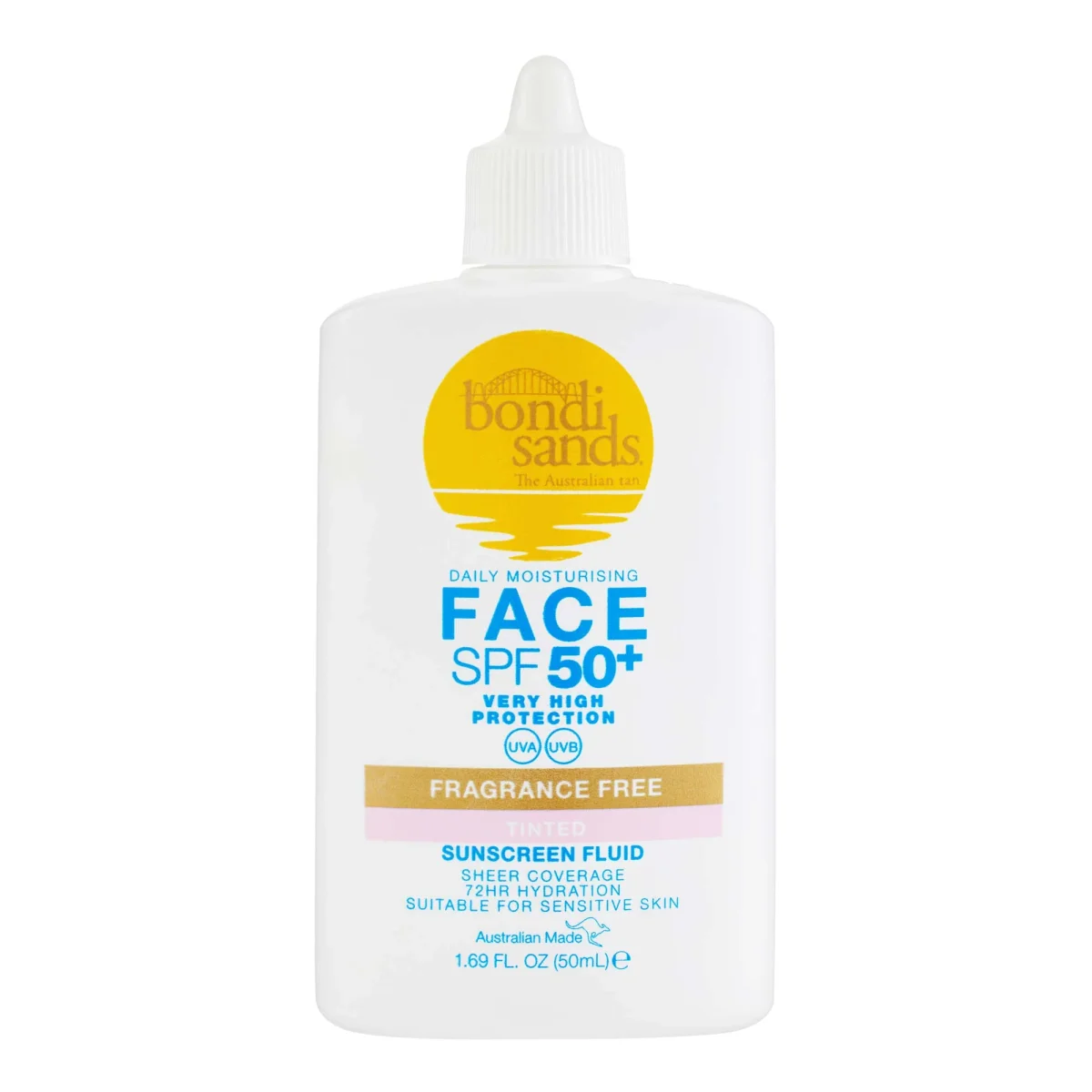 Fluido Solar de Rosto com Cor SPF 50+