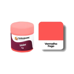 Corante Vermelho fogo fluorescente – 7 gramas