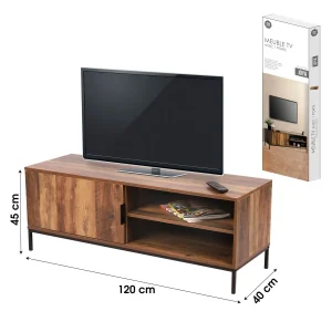 Móvel para TV com 1 Porta (120x40x45 cm)