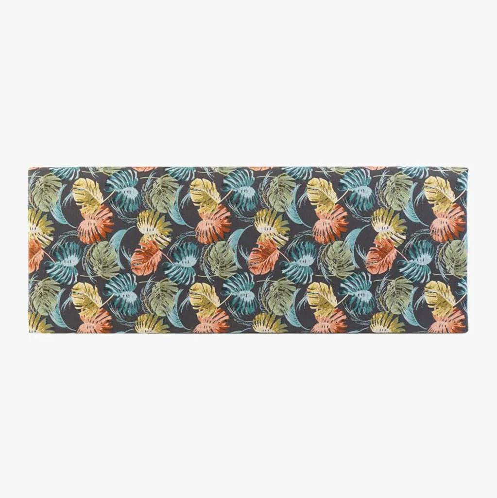 Cabeceira Cama Estofada com Padrão Floral Azul 160x10x60 SERENA - Image 3