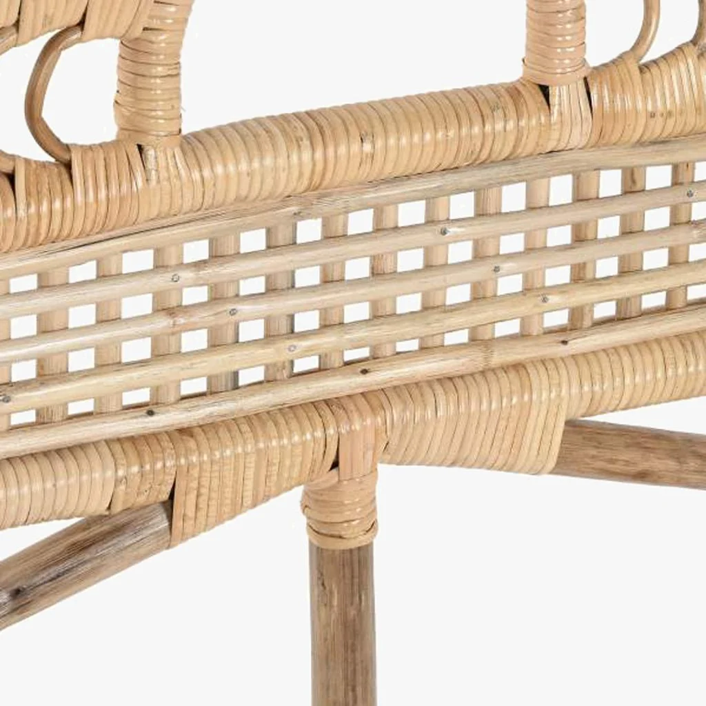 Cabeceira Cama Ornamentada Rattan 175x3x130 SERENA - Image 6