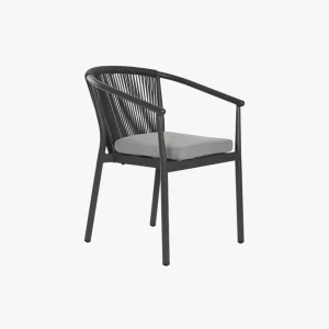 Cadeira de Exterior em Rattan ÉBANO