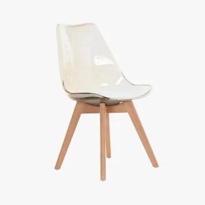 Cadeira Efeito Luminoso Bege 54X47X83 EAMES
