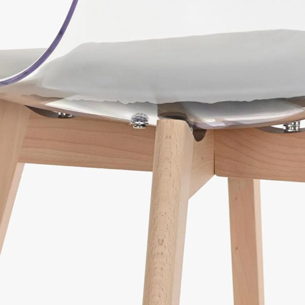 Cadeira Transparente Cinza 54X47X83 EAMES - Image 7