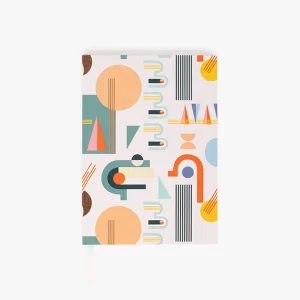 Caderno Capa Dura Pontilhado Geométrico A5 GROOVY