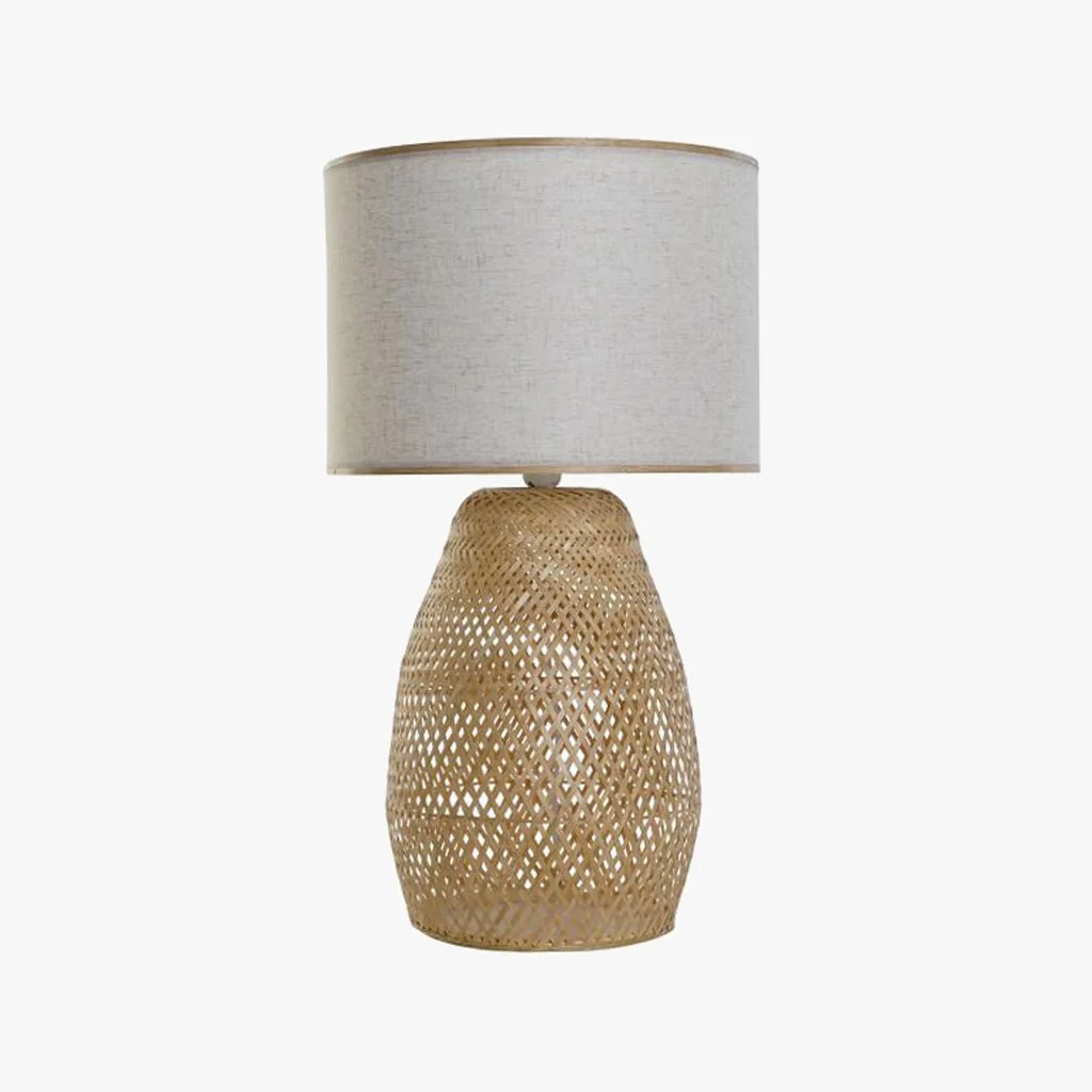 Candeeiro de Mesa Bambu 71 cm PALHA - Image 2