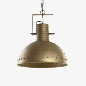 Candeeiro de Teto Metal Dourado FORGE