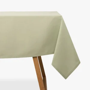 Toalha de Mesa Algodão Retangular Verde Claro 4EVERYDAY