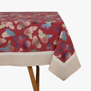 Toalha de Mesa Quadrada Algodão com Figos FIGO